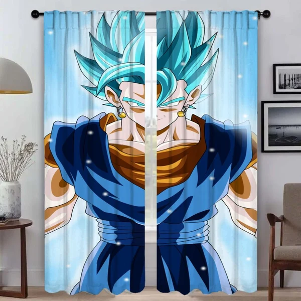Genuine Dragon Ball Z Window Curtains for Kids amp Adults – Anime Bedroom Decor Panels Versatile