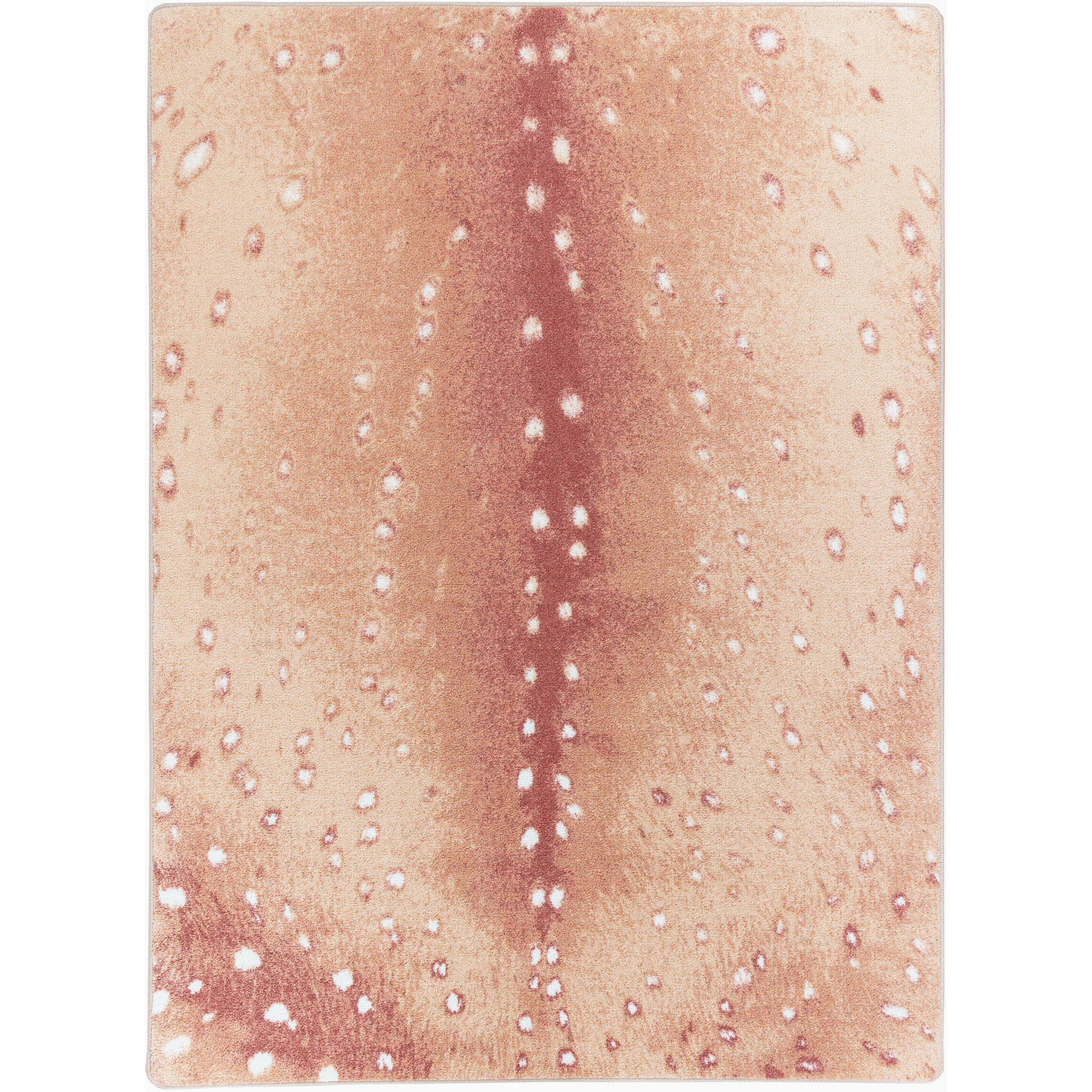 Easy-to-Use Spotted Hide Rug – Blush Breathable