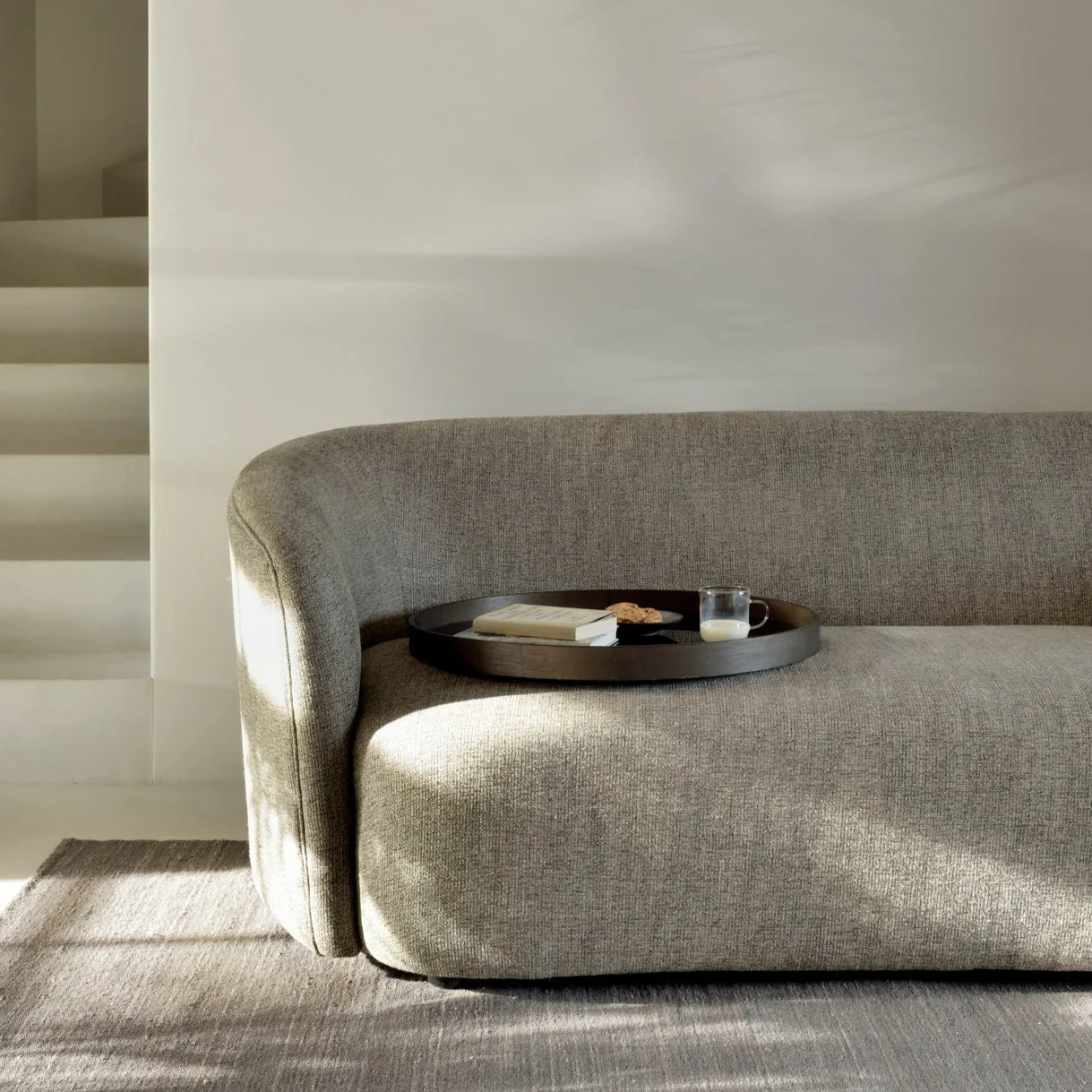 Trendy Ellipse Sofa Ash Breathable