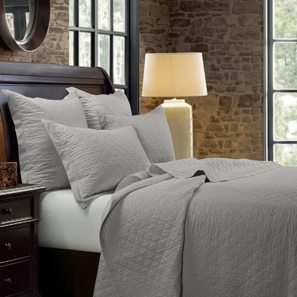 Healthy Linen Cotton Diamond Quilt Traditional