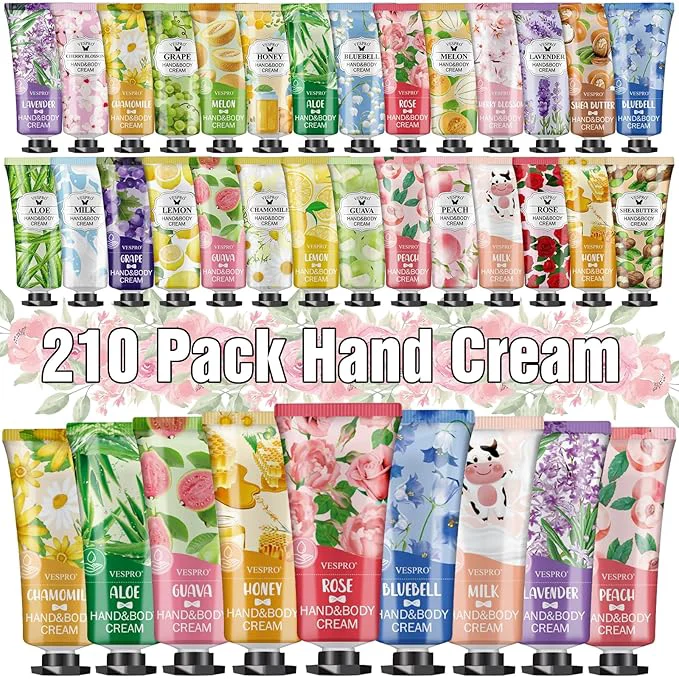 Green VESPRO 210 Pack Moisturizing Hand Cream Gifts Set Mothers Day Gifts Hand High-End