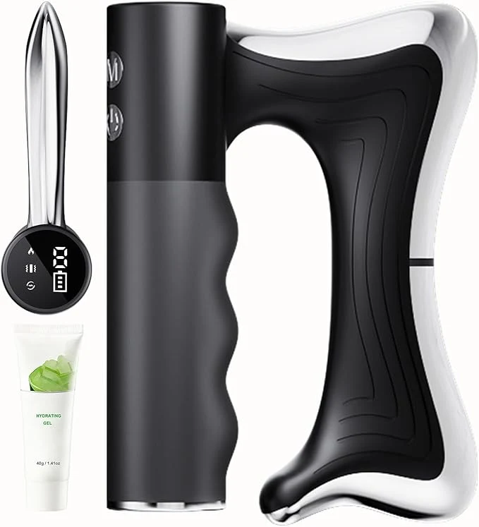 Premium Heated Muscle Scraper Tool –Electric Fascia Knife Massager Heating and Vibration Original