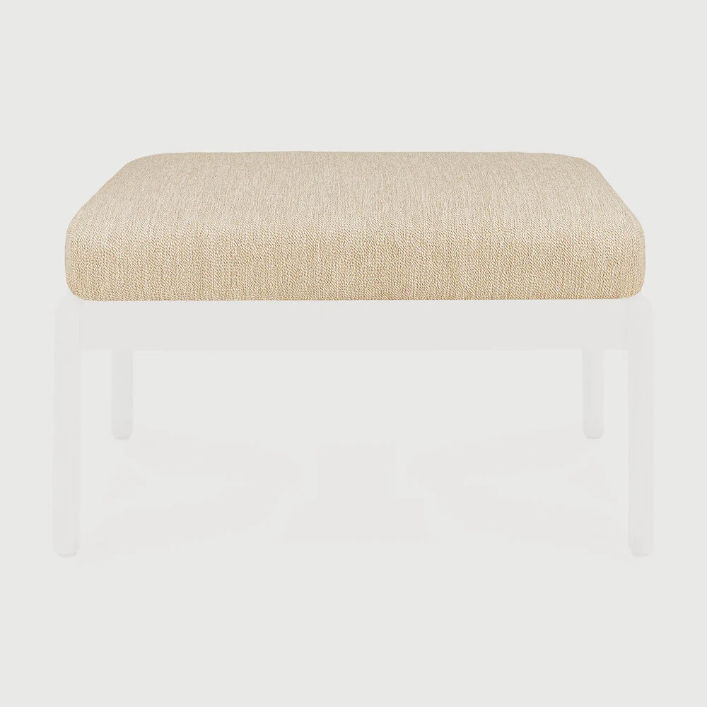 Genuine Jack Footstool Cushion Natural Fabric Enhanced