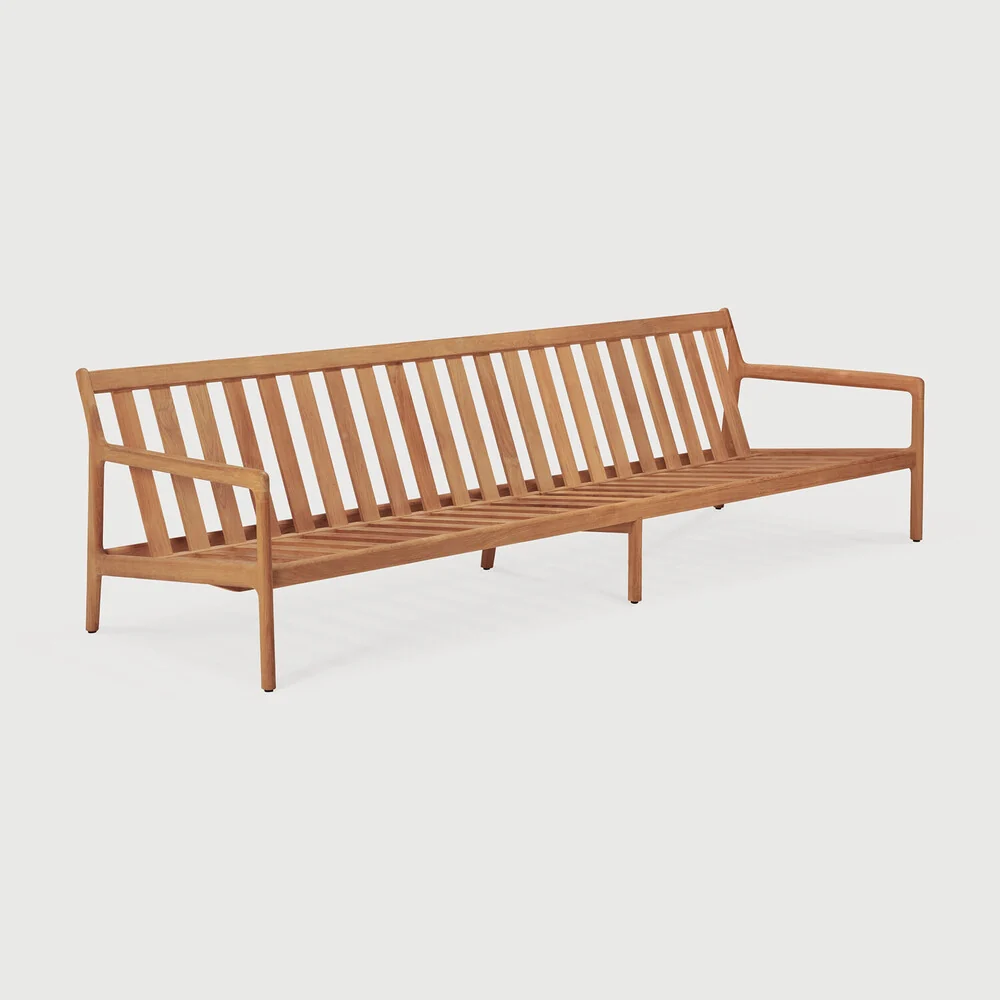 Superior Jack Solid Teak Outdoor 3 Seater Sofa Frame Functional