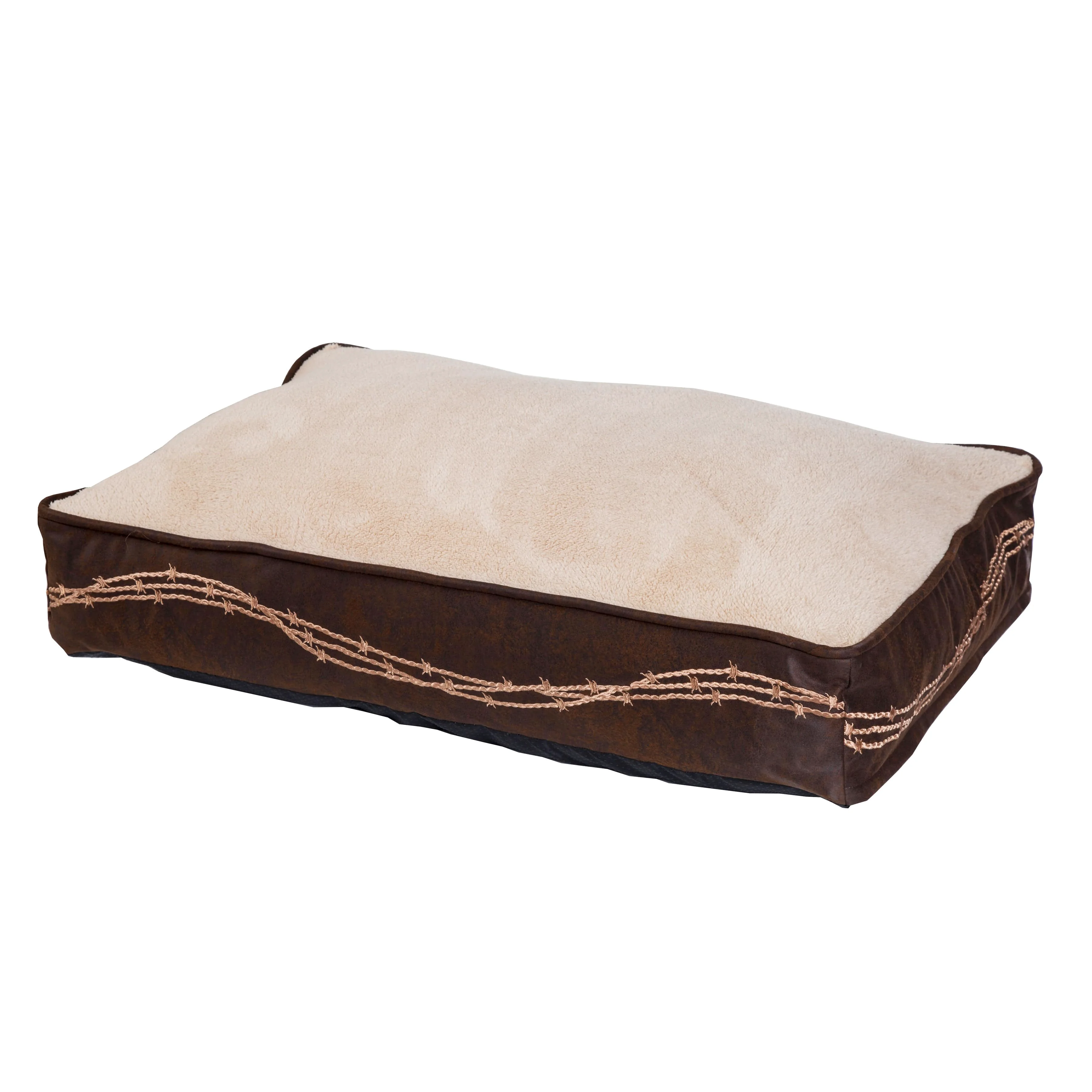Breathable Barbwire Embroidered Dog Bed Excellent