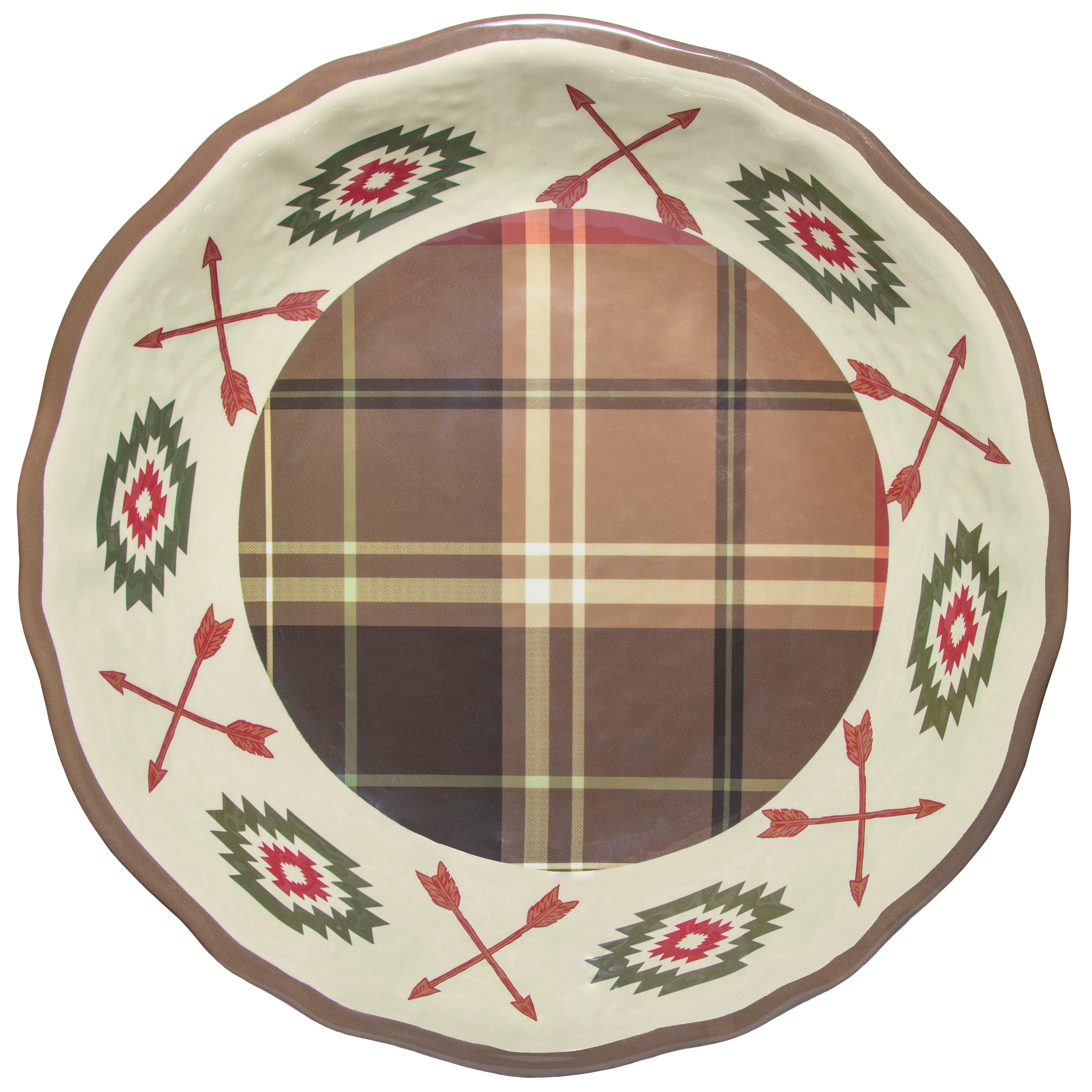 Organic Aztec Bear Melamine Serving Bowl Set Convenient