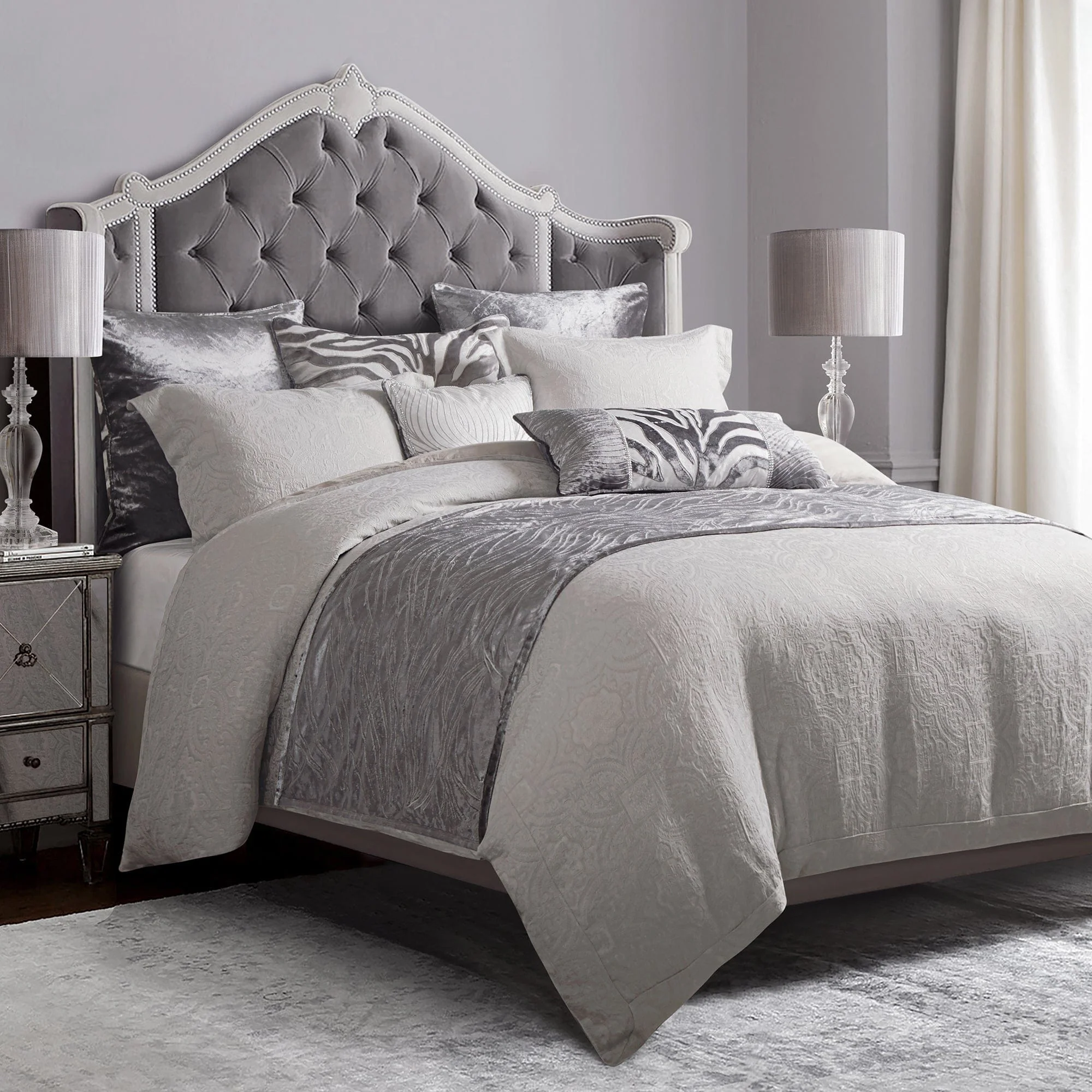 Safe Matelassé Duvet Cover Set 3 Pc Classic