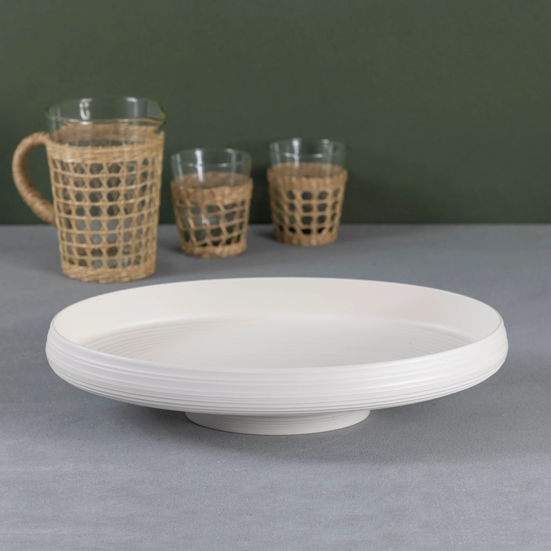 Premium Material Tierra Fruit Bowl White Elite