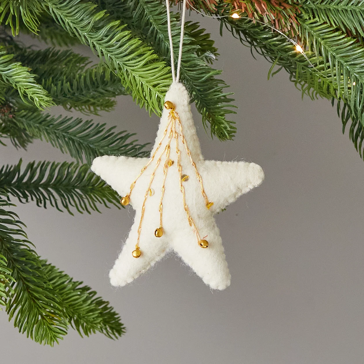 Dependable Wool Felt Star Ornament Eco-Friendly