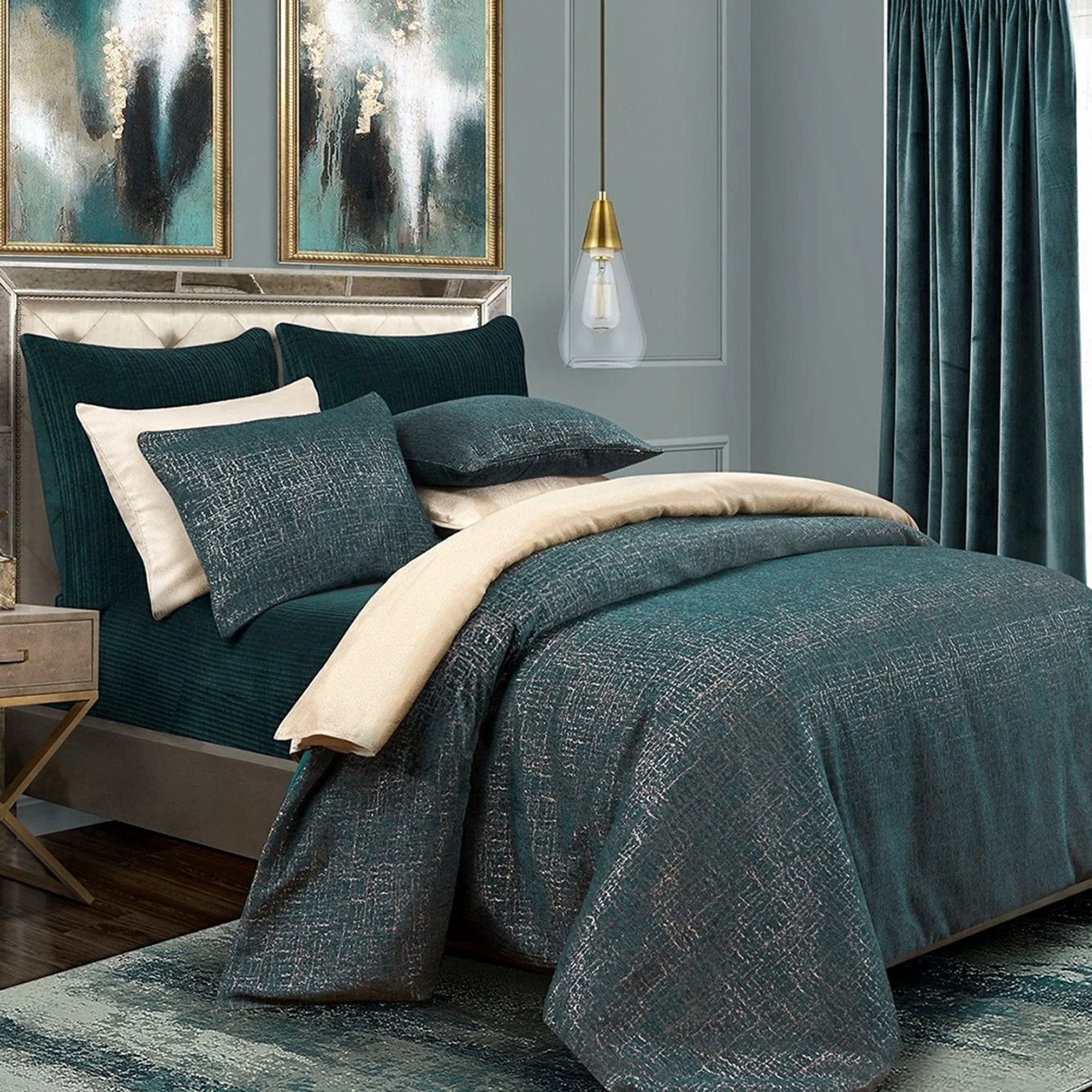 Traditional Hayworth Comforter Set 3 Pc Selected