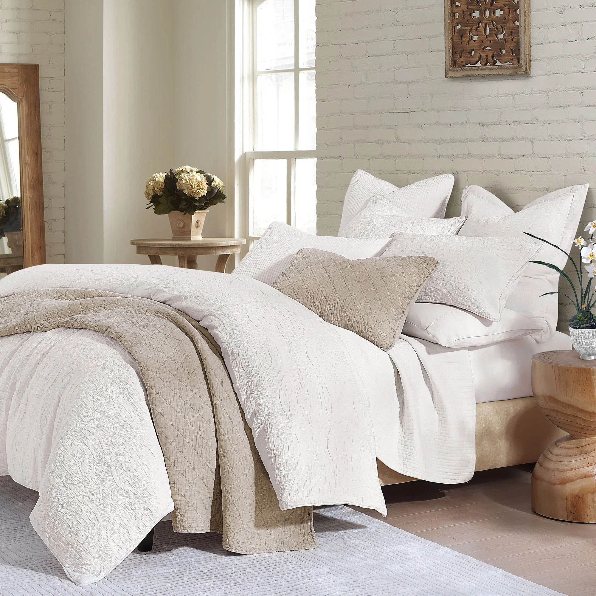 Verified Verona Matelassé Comforter Set 3 Pc Excellent