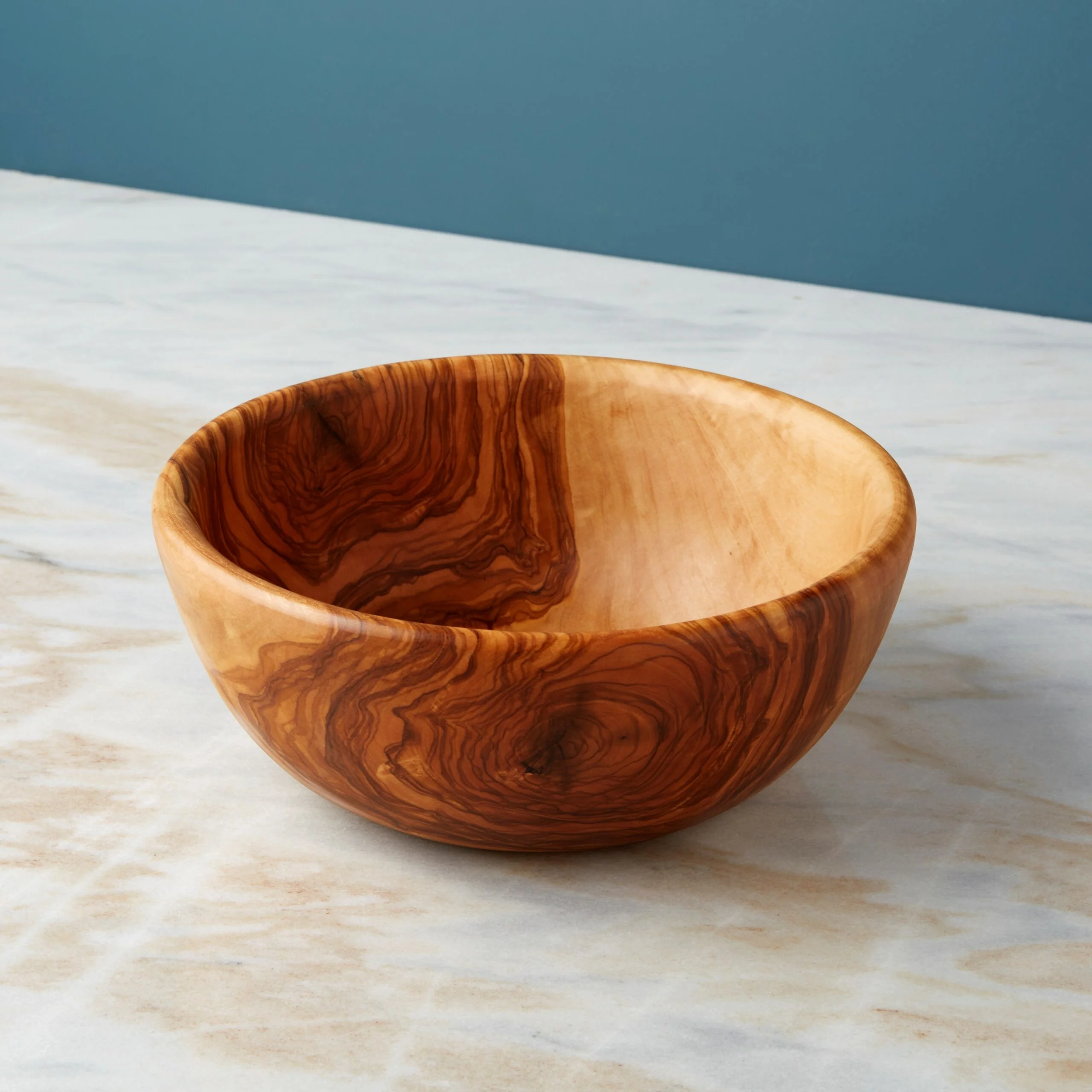 Artisan Olive Wood Salad Bowl Small Long-Lasting