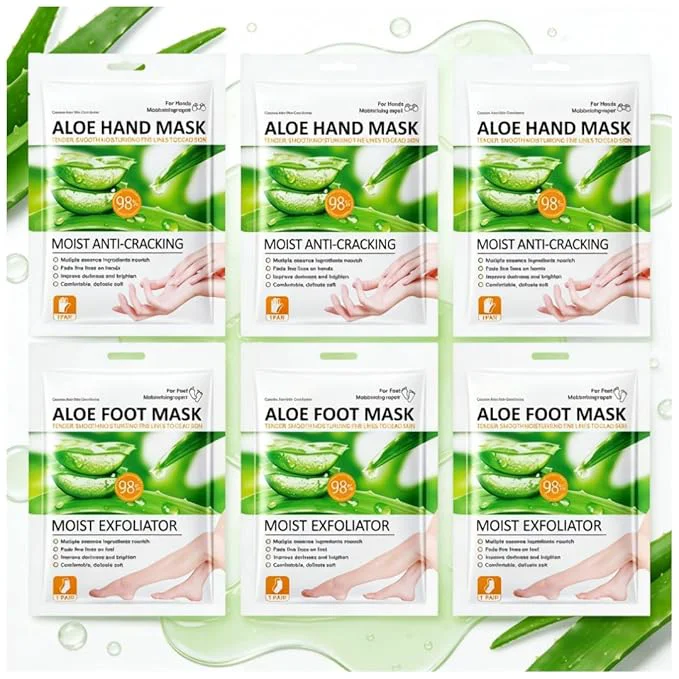 Functional Aloe Vera Hand Foot Mask Set Modern
