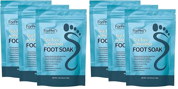 Stylish ForPro Tea Tree Oil Menthol Foot Soak Innovative