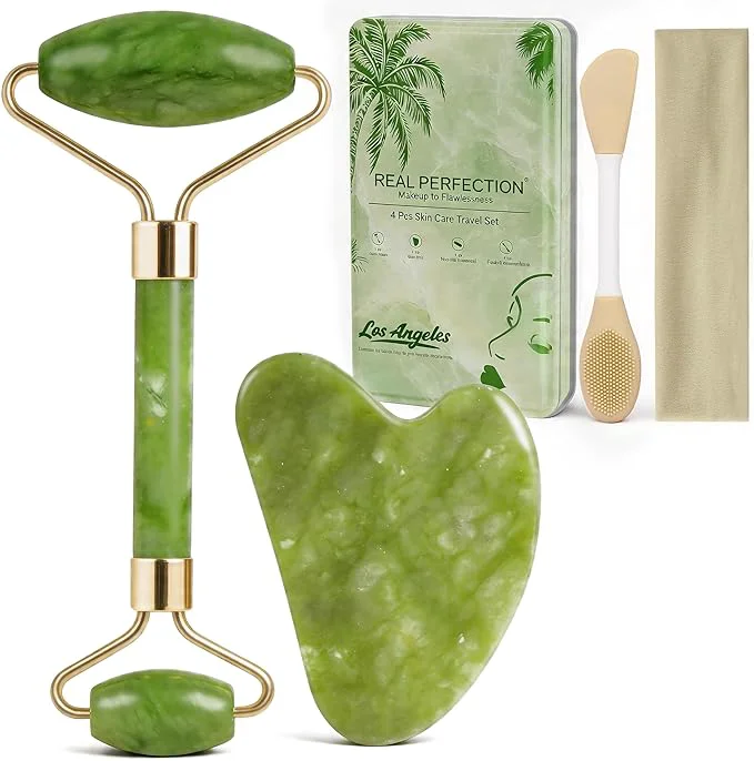 Natural ion Gua Sha Facial Tools Face Roller Artisan