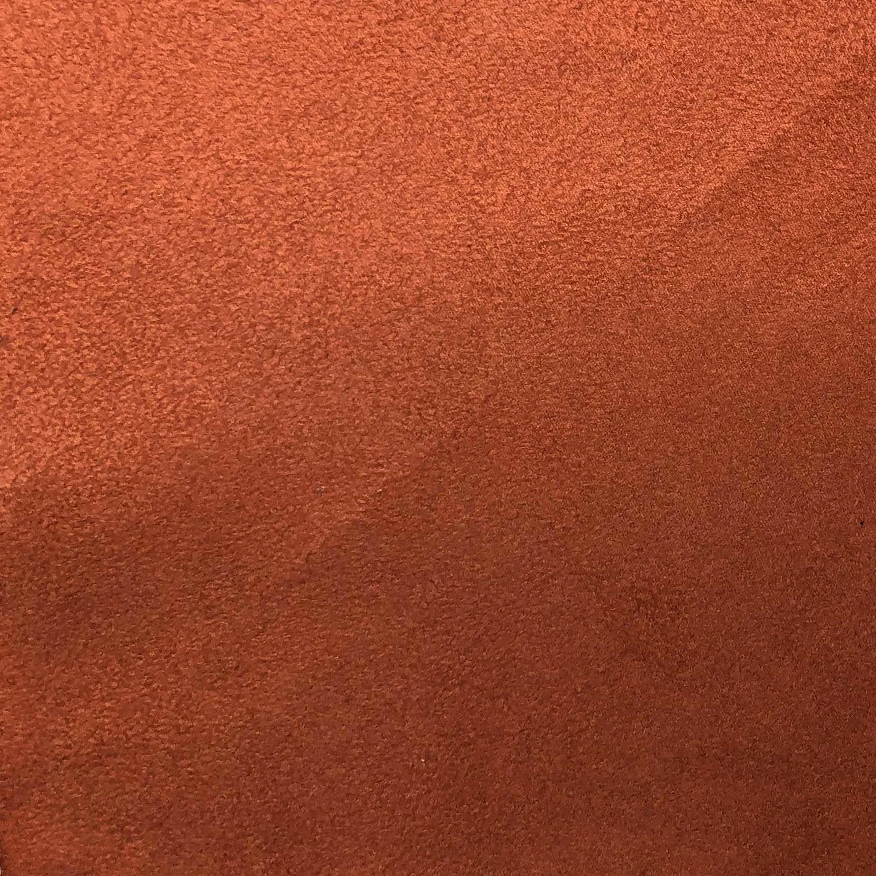 Convenient Aria Orange Suede Fabric Swatch Original