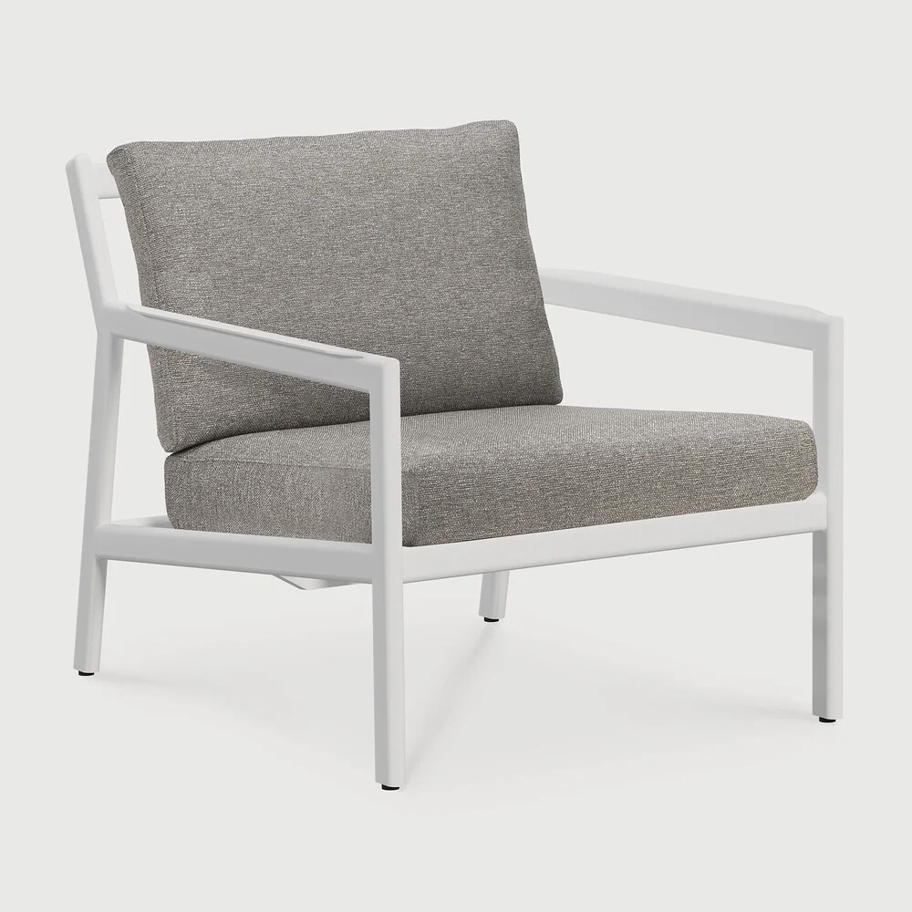 Trusted Jack outdoor lounge chair – aluminium – white – Mocha fabric Breathable