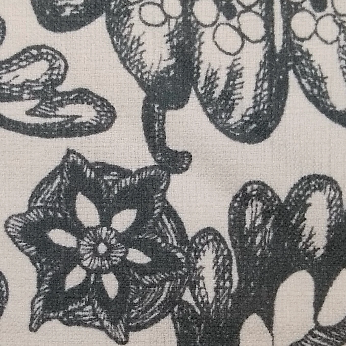 Reusable Augusta Toile Black Toile Swatch High-End