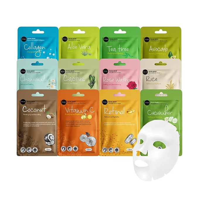 Luxury Celavi Essence Facial Face Mask K-Beauty Skincare Korea Skin Care Moisturizing Fine Crafted