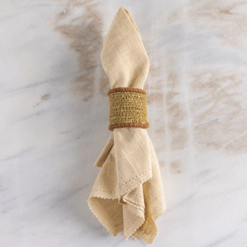 High-Grade Hydra Napkin Ring Fire Traditional