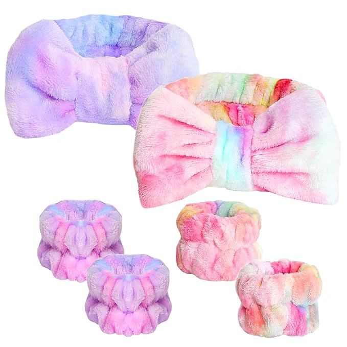 Responsible WSYUB Spa and Makeup Headband Set Green