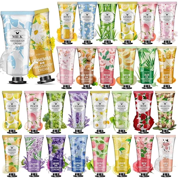 Relaxed VISCOO 28 Pack Hand Cream Gifts Set Effective