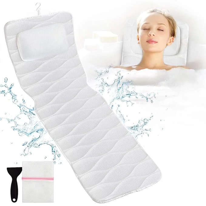 Flexible OMYSTYLE Full Body Bath Pillow Bath Pillows Natural