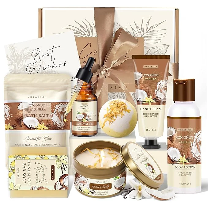 Eco-Friendly Gifts for Women Happy Birthday Gift Baskets Bath and Body Gift Set Mothers Day World-Class