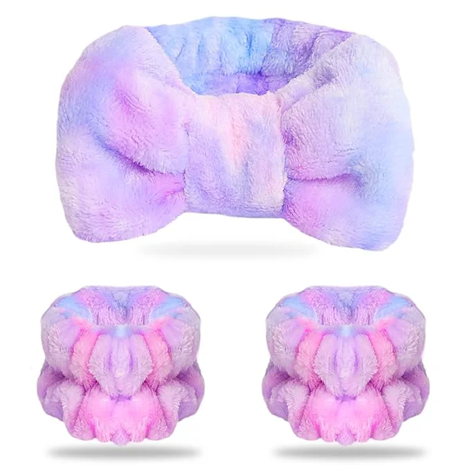Stylish WSYUB Spa Headband and Matching Wrist Bands Professional