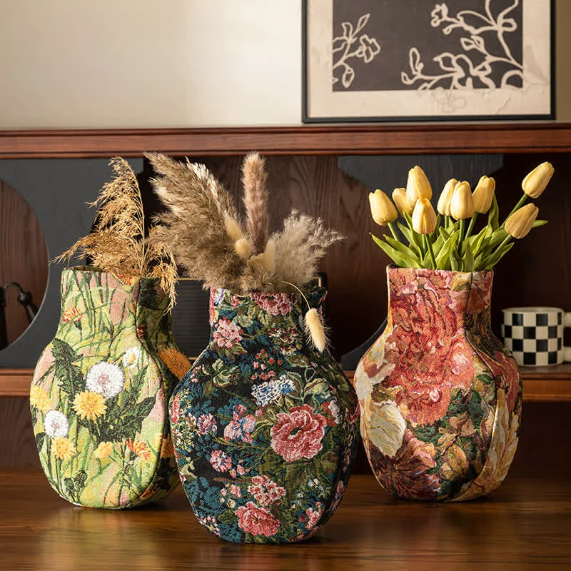 Artisan Ownkoti Garden Artistic Fabric Vase Tabletop Ornament Secure
