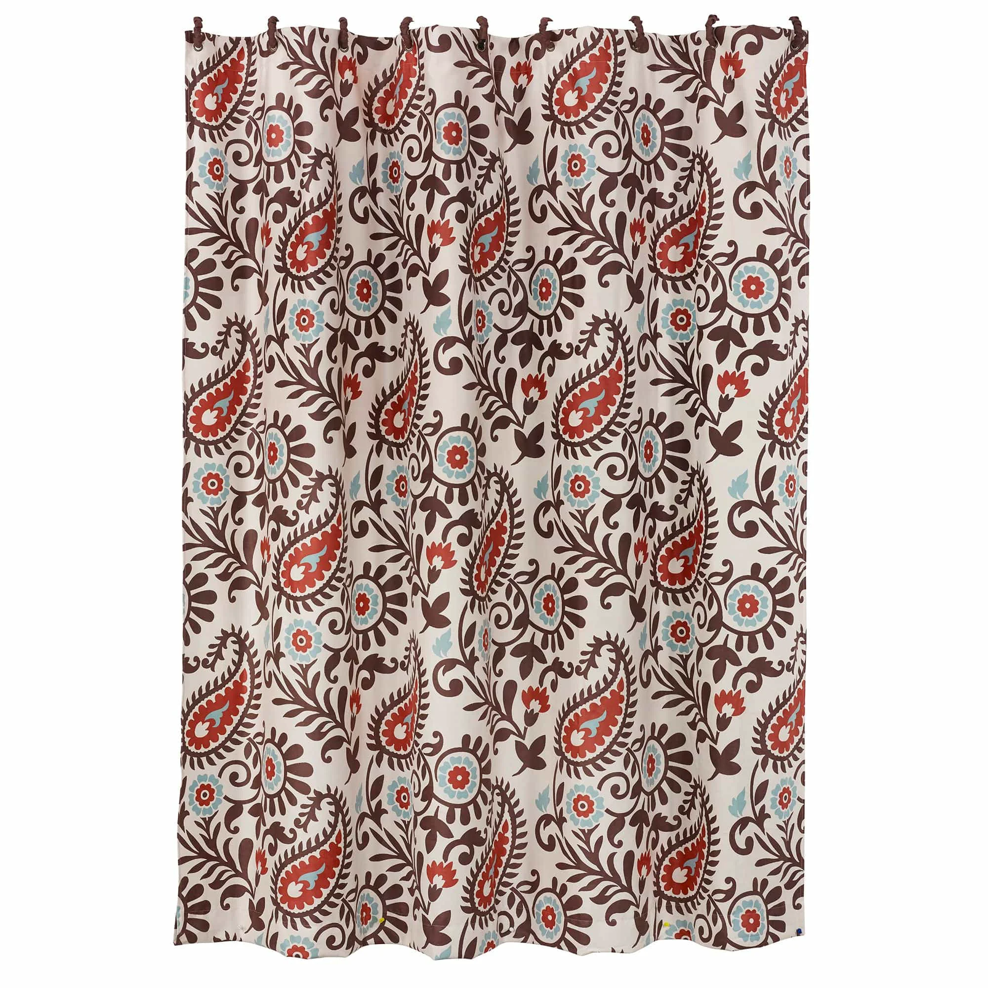 Secure Rebecca Paisley Shower Curtain Advanced
