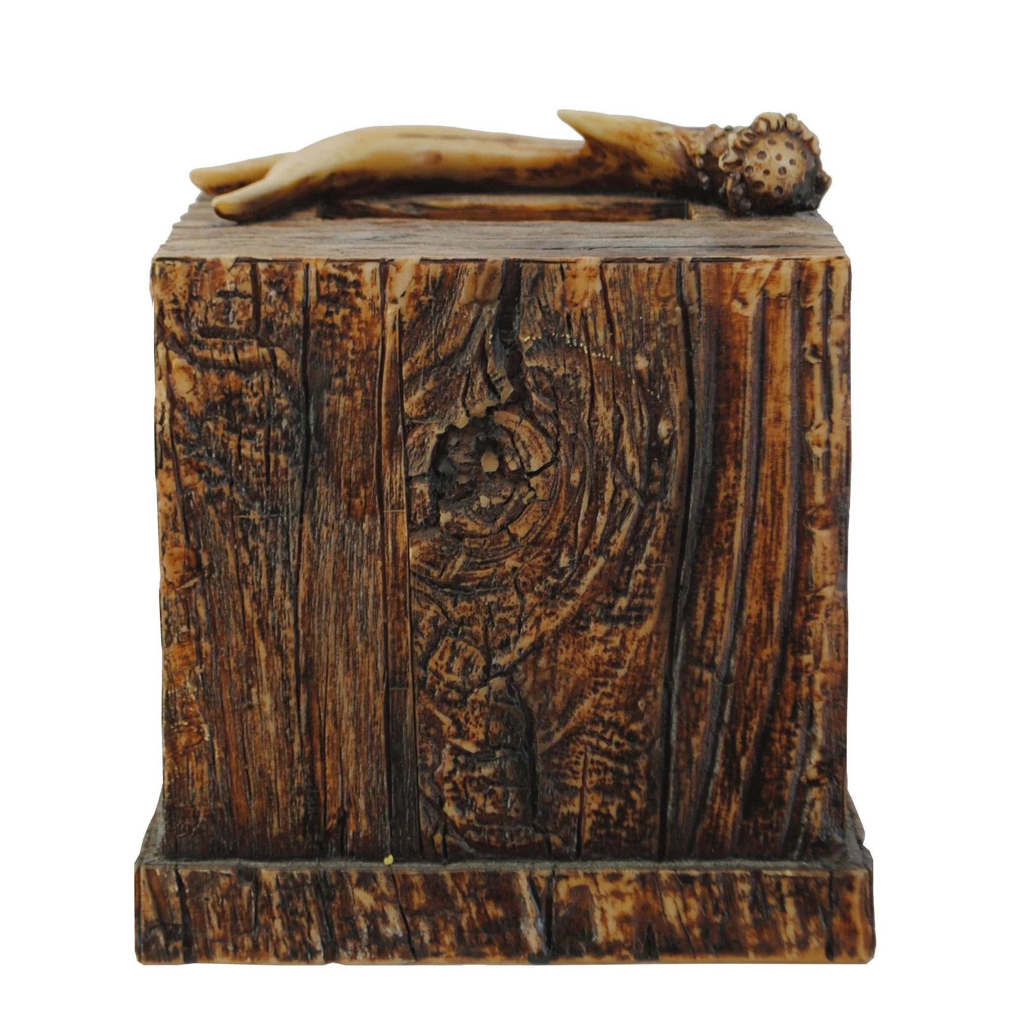Fashionable Antler amp Tree Bark Tissue Box Cover Crafted
