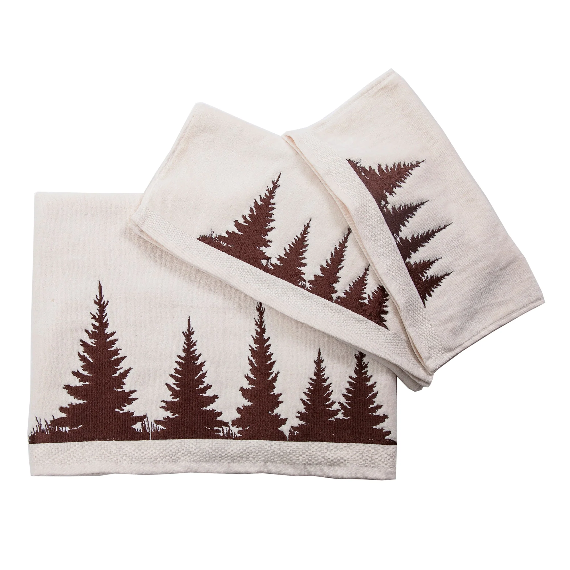 Green Clearwater Pines Towel Set Original