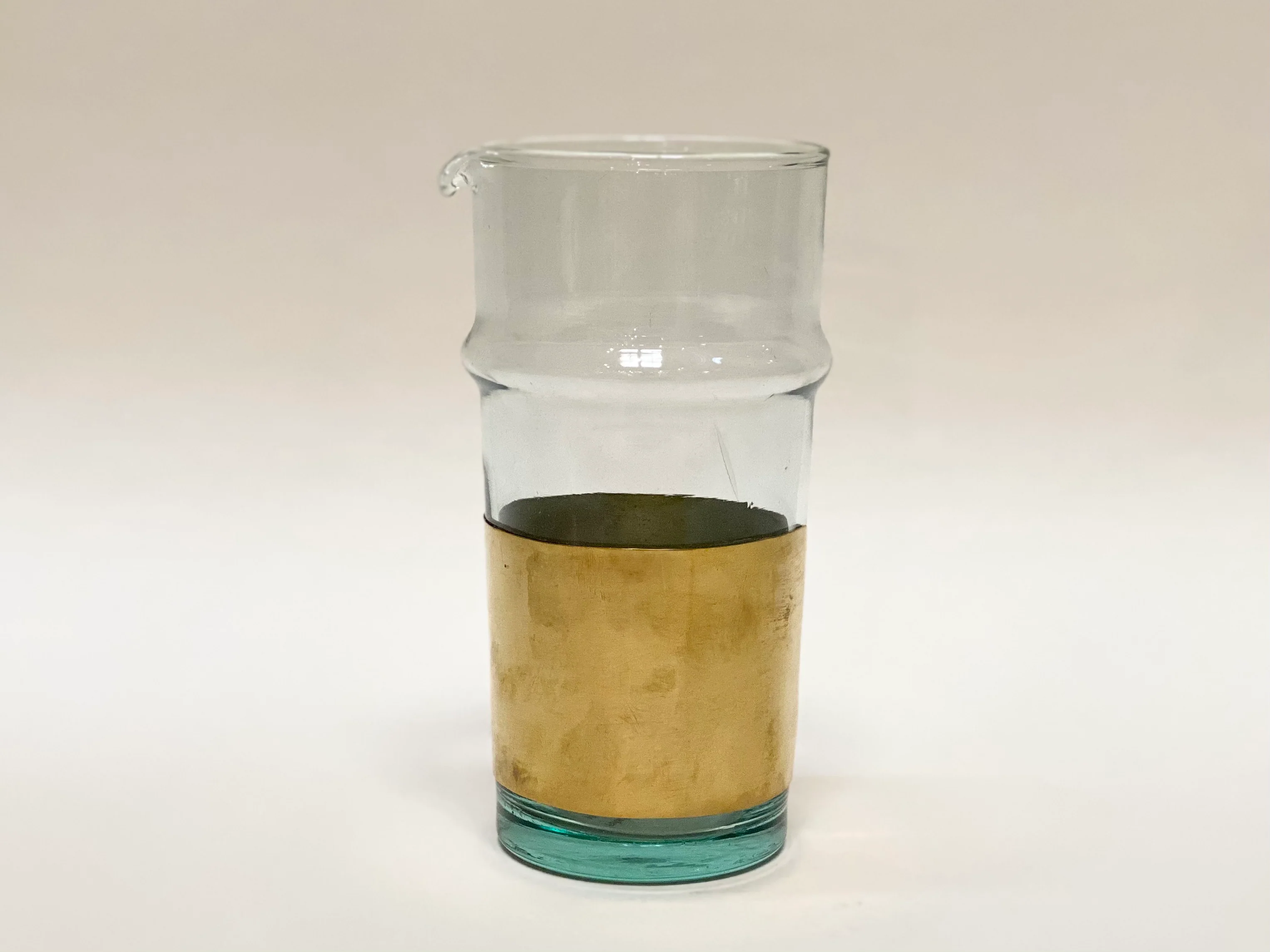 Excellent Beldi Carafe with gold ring Prestigious