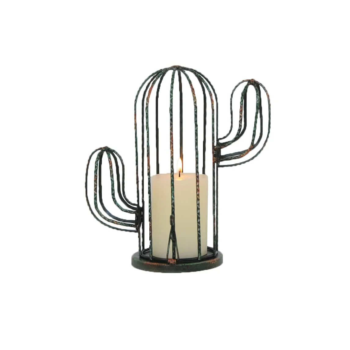 Functional Cactus Cage Pillar Candle Holder World-Class