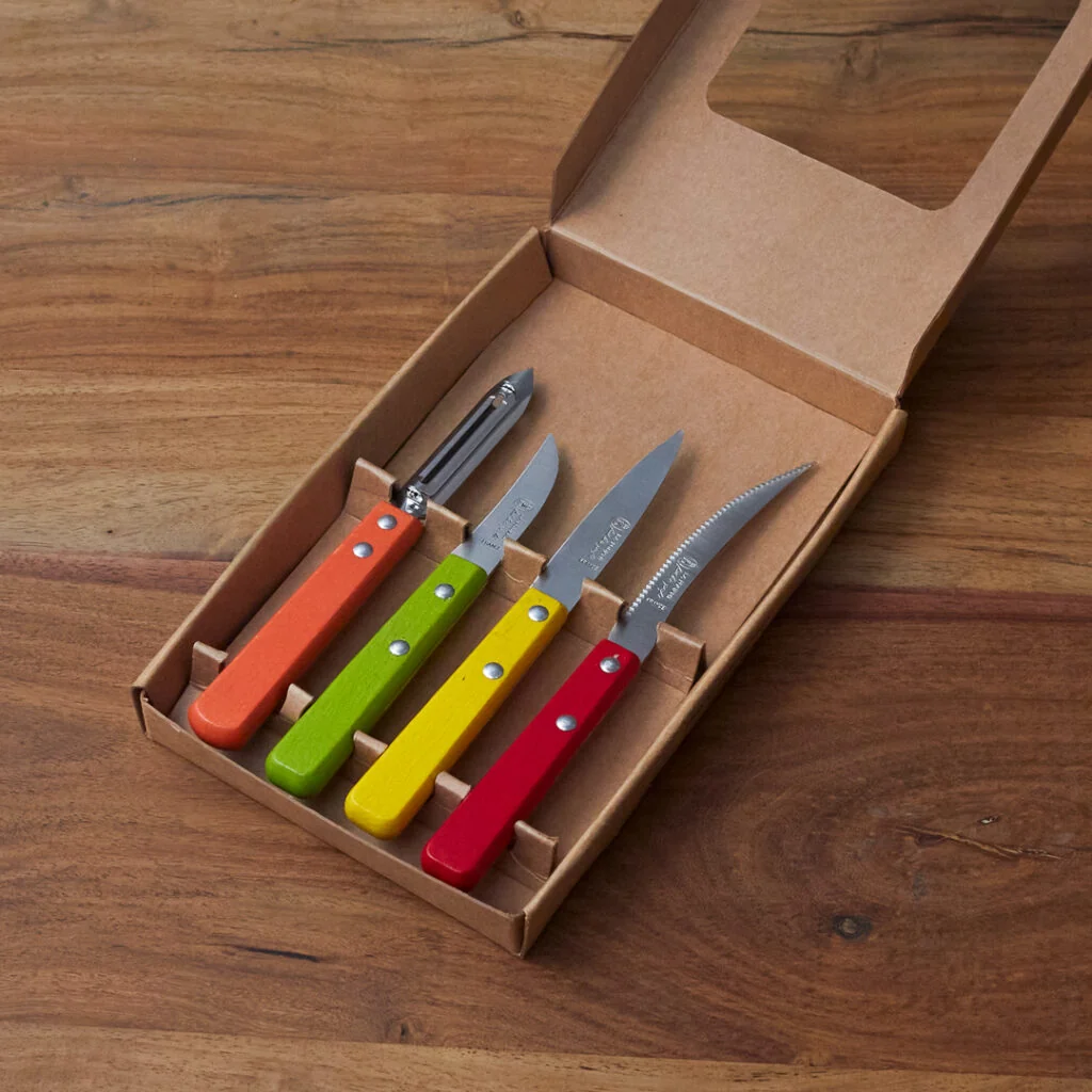 High-Grade La Fourmi Colorful Wooden Kitchen Tools Set of 4 Exclusive