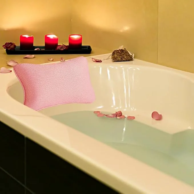 Efficient Bath Pillow for Tub Non Slip Relaxed