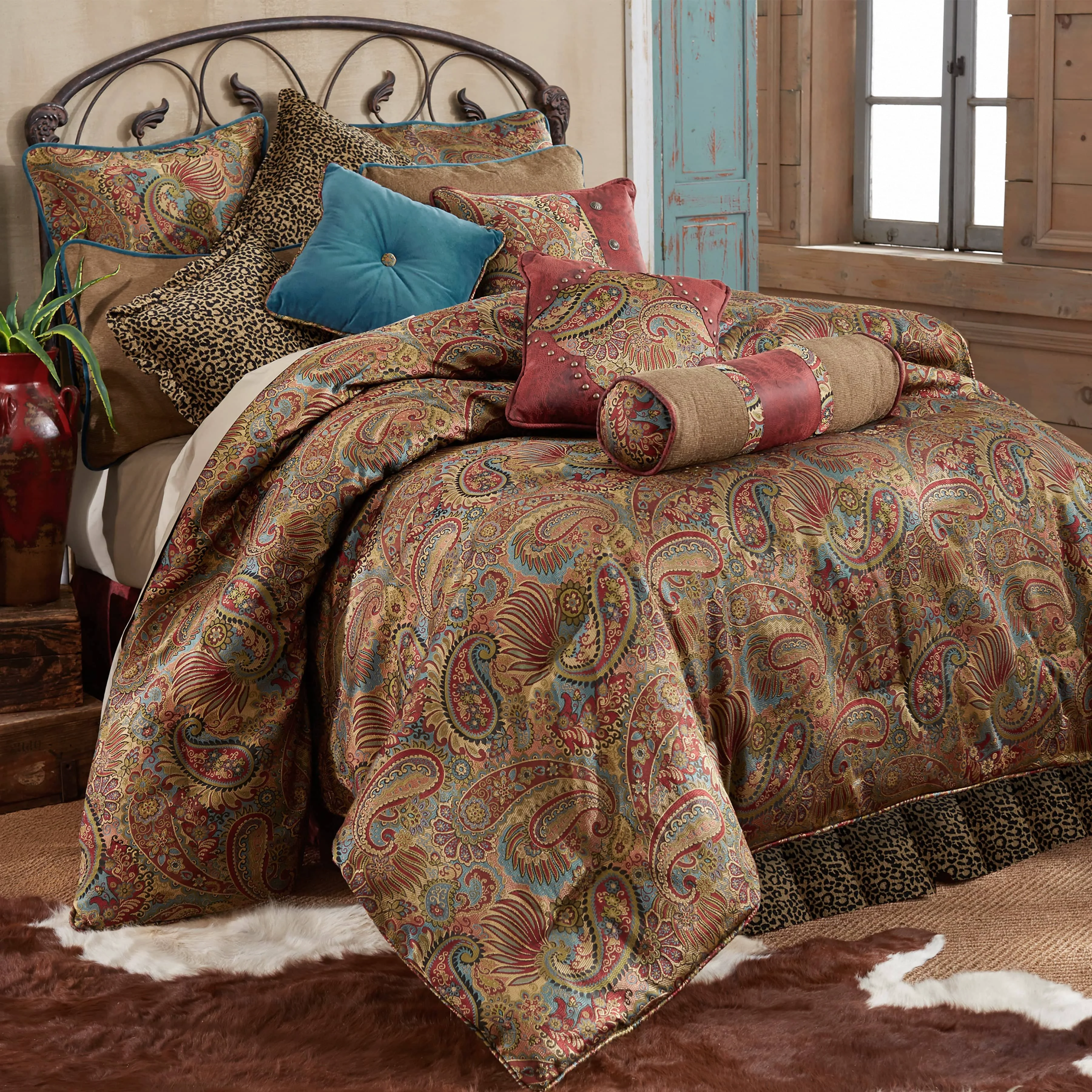 Contemporary San Angelo Comforter Set 3 Pc Soft