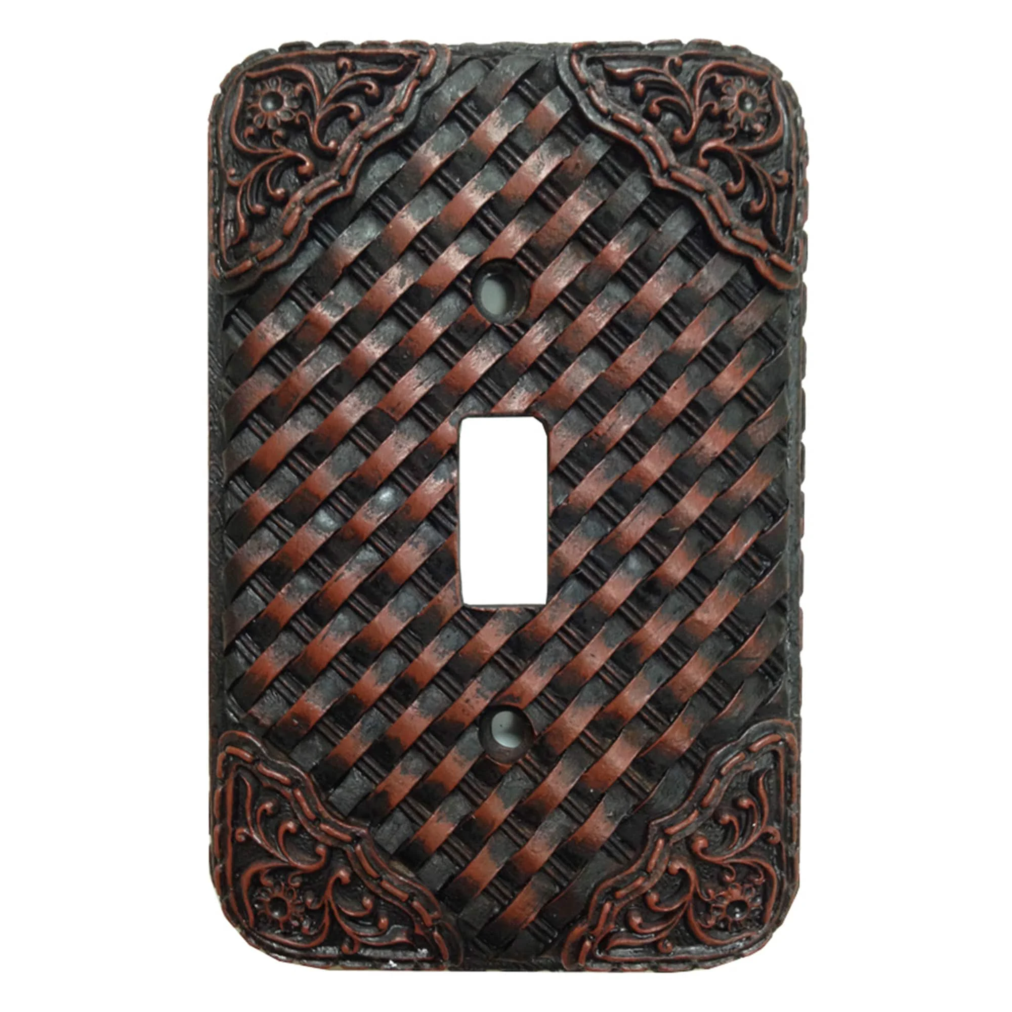 Soft Tooled Resin Weaver Single Wall Switch Plate Verified