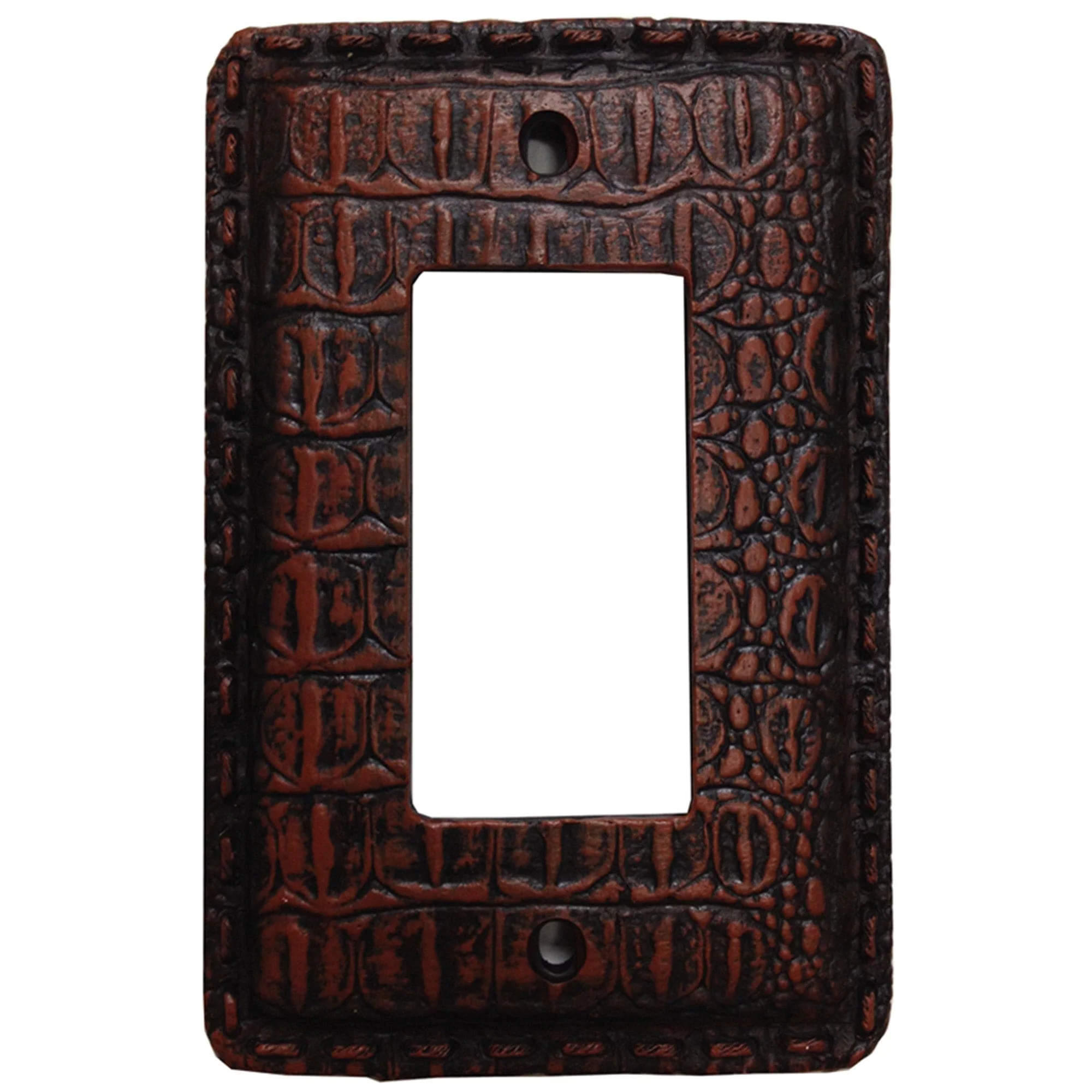 Unique Resin Gator Single Rocker Wall Switch Plate Fine