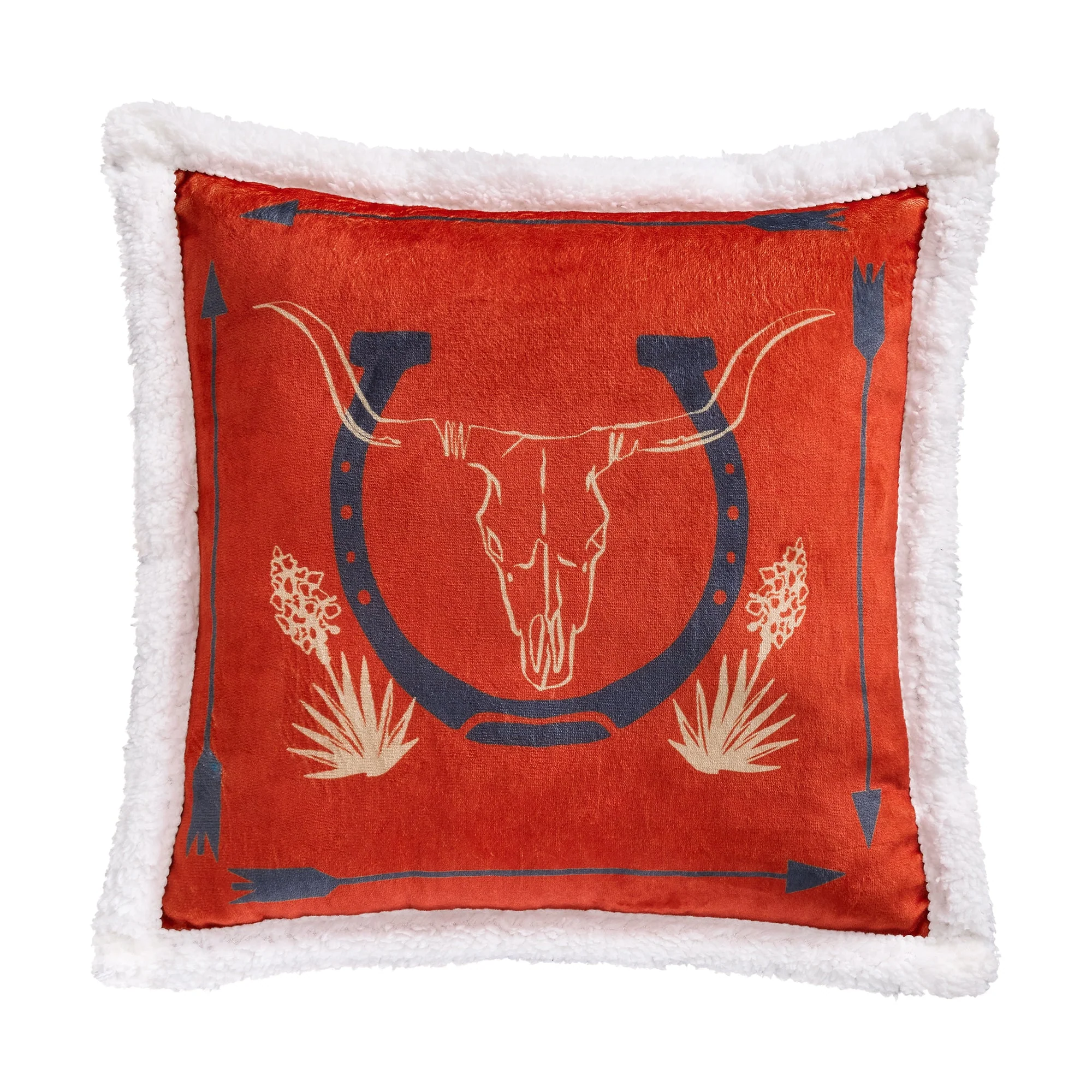 Dependable Marfa Campfire Sherpa Pillow Recyclable