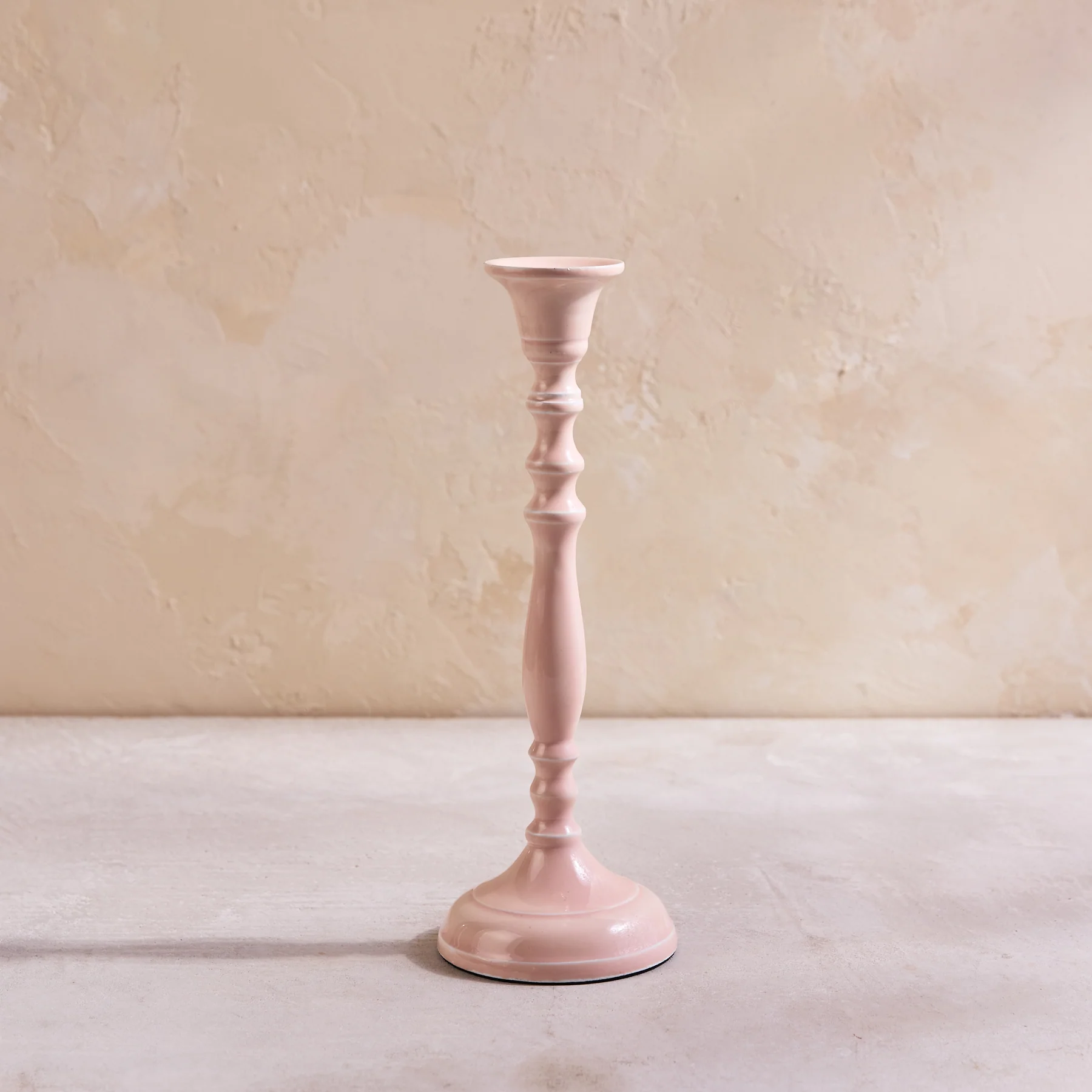 Sophisticated Nera Light Rose Candle Holder Medium First-Class