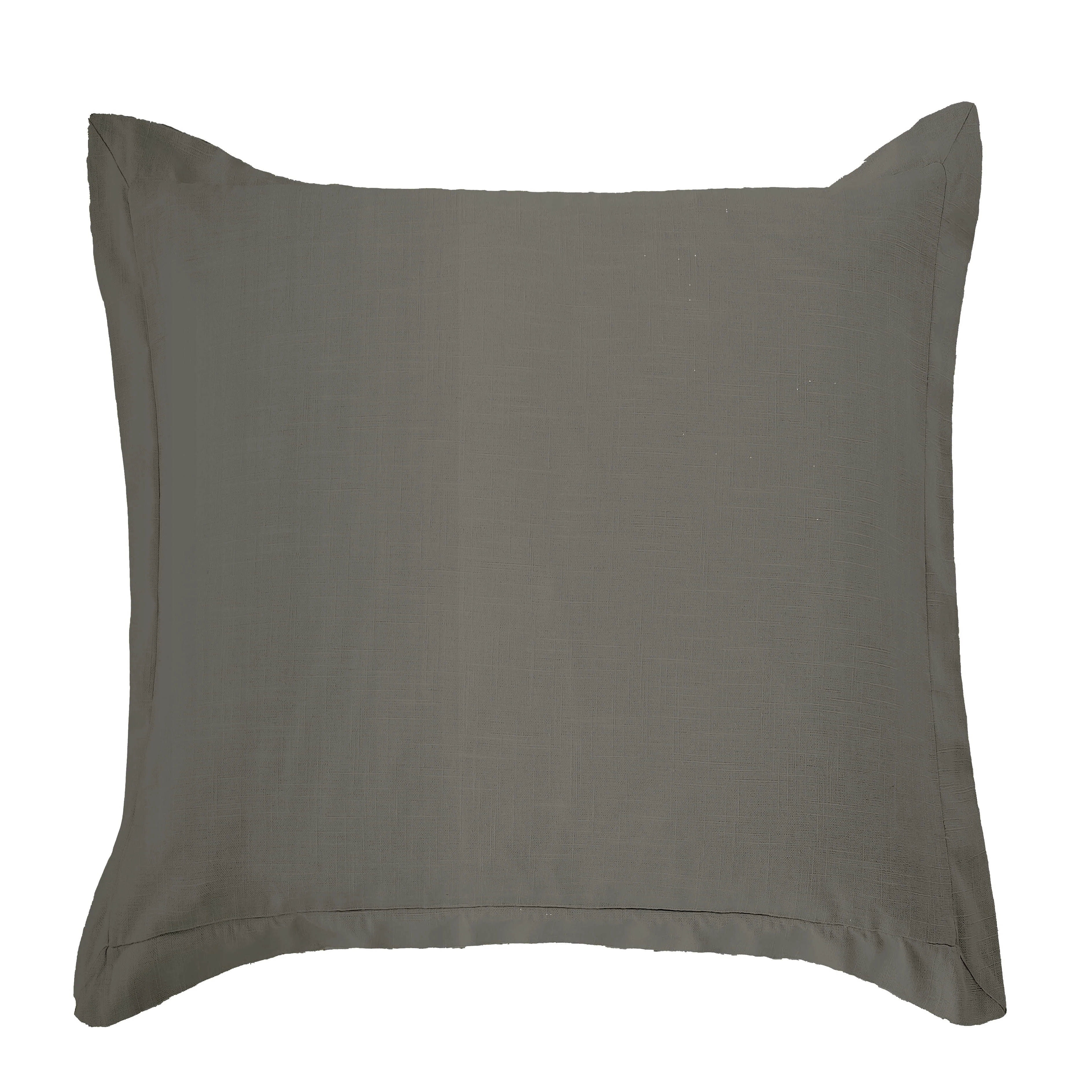 First-Class Luna Washed Linen Tailored Euro Sham Solid
