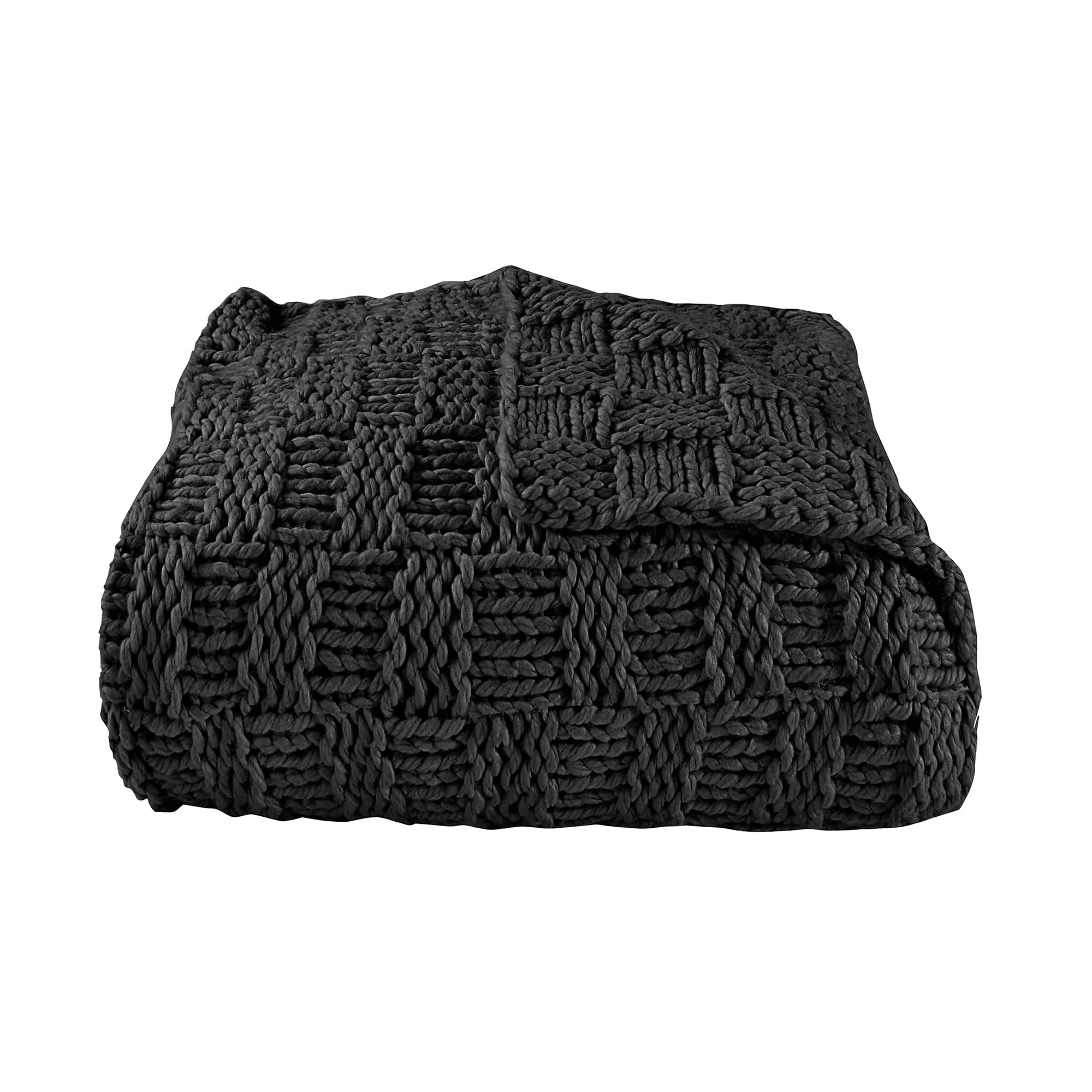 Easy-to-Use Chess Knit Throw Functional