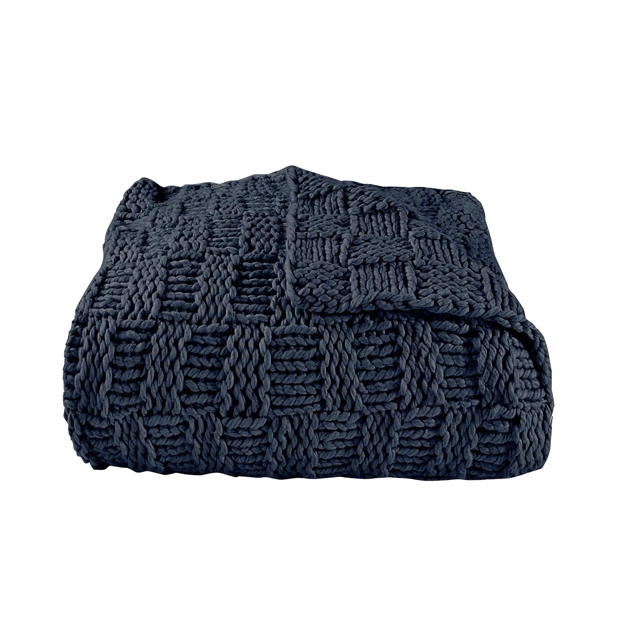 Long-Lasting Chess Knit Throw Smooth