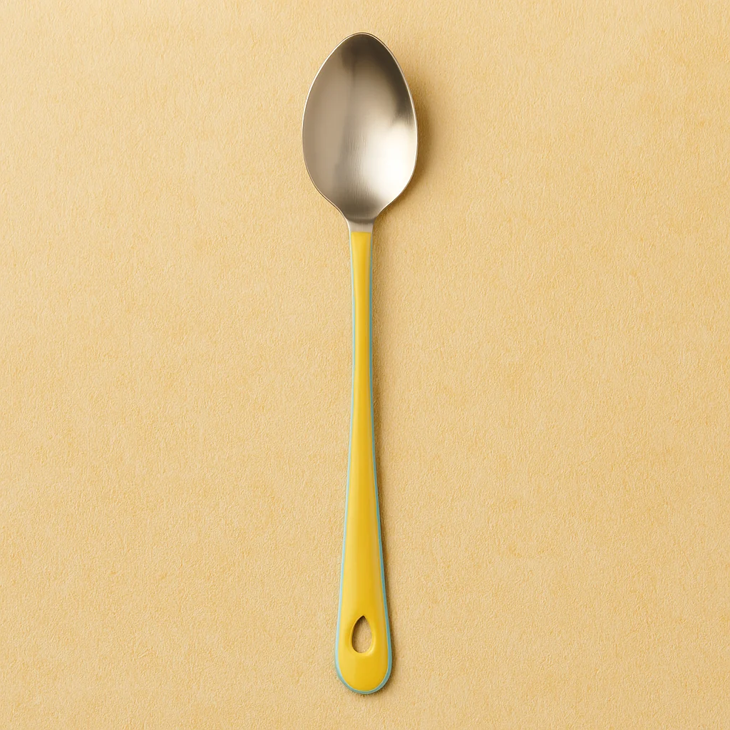 Modern Harlow Bright Mixing Spoon With Stainless Steel Head Mango User-Friendly