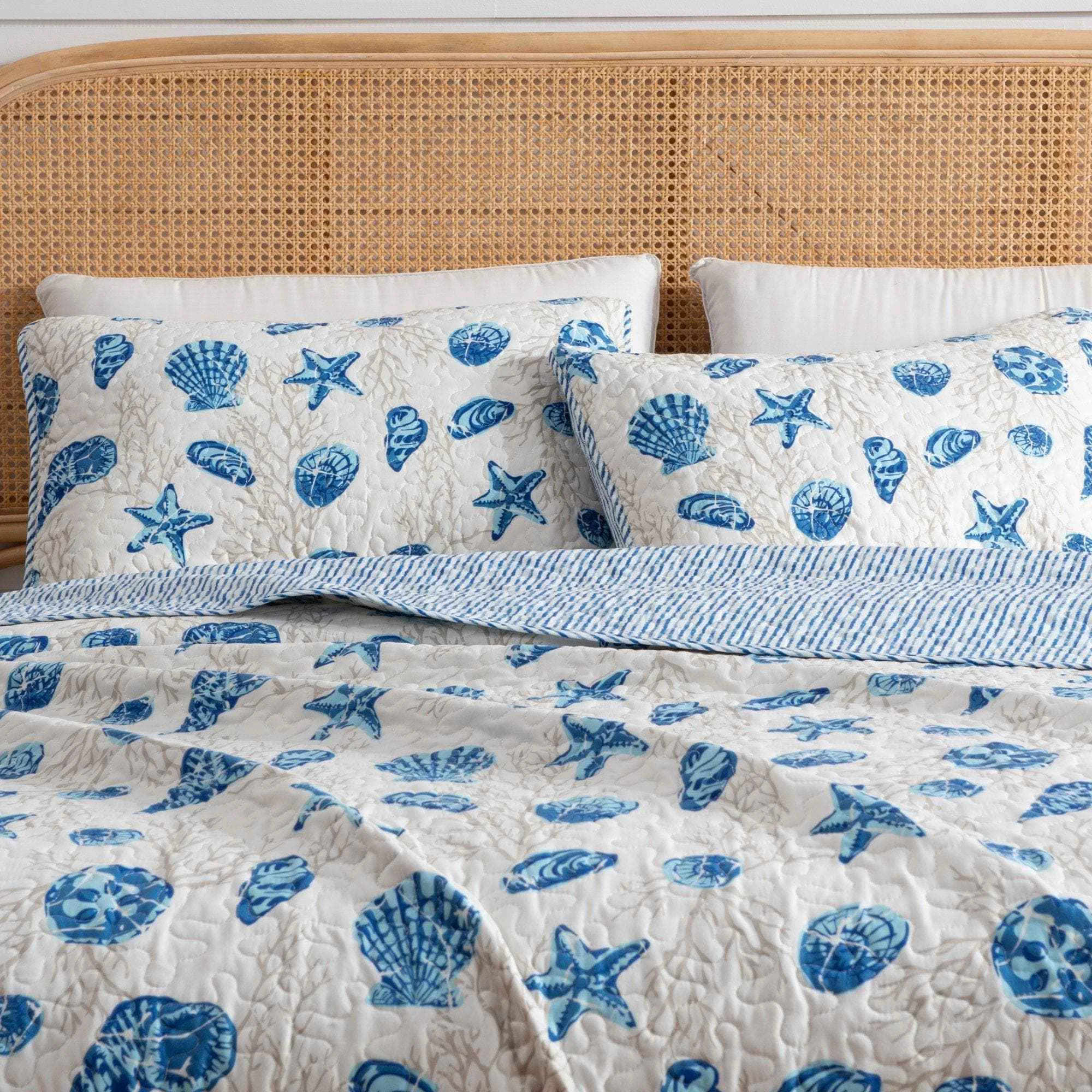 Safe 3-Piece Coastal Quilt Set – Bali Collection Lightweight