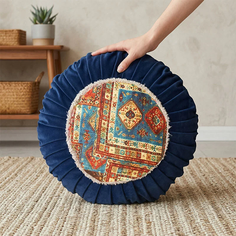 Reliable Ownkoti Vintage Wrinkle Fabric Throw Pillow Original