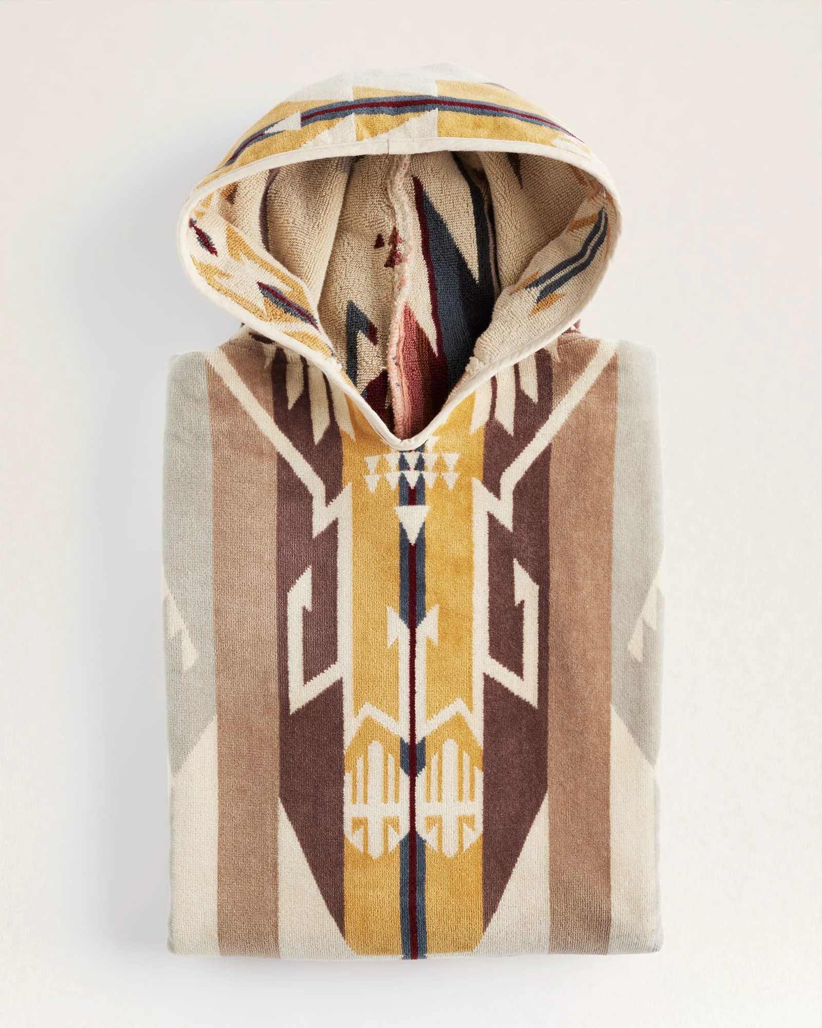 Environmentally Friendly White Sands Tween Hooded Towel Tan Advanced