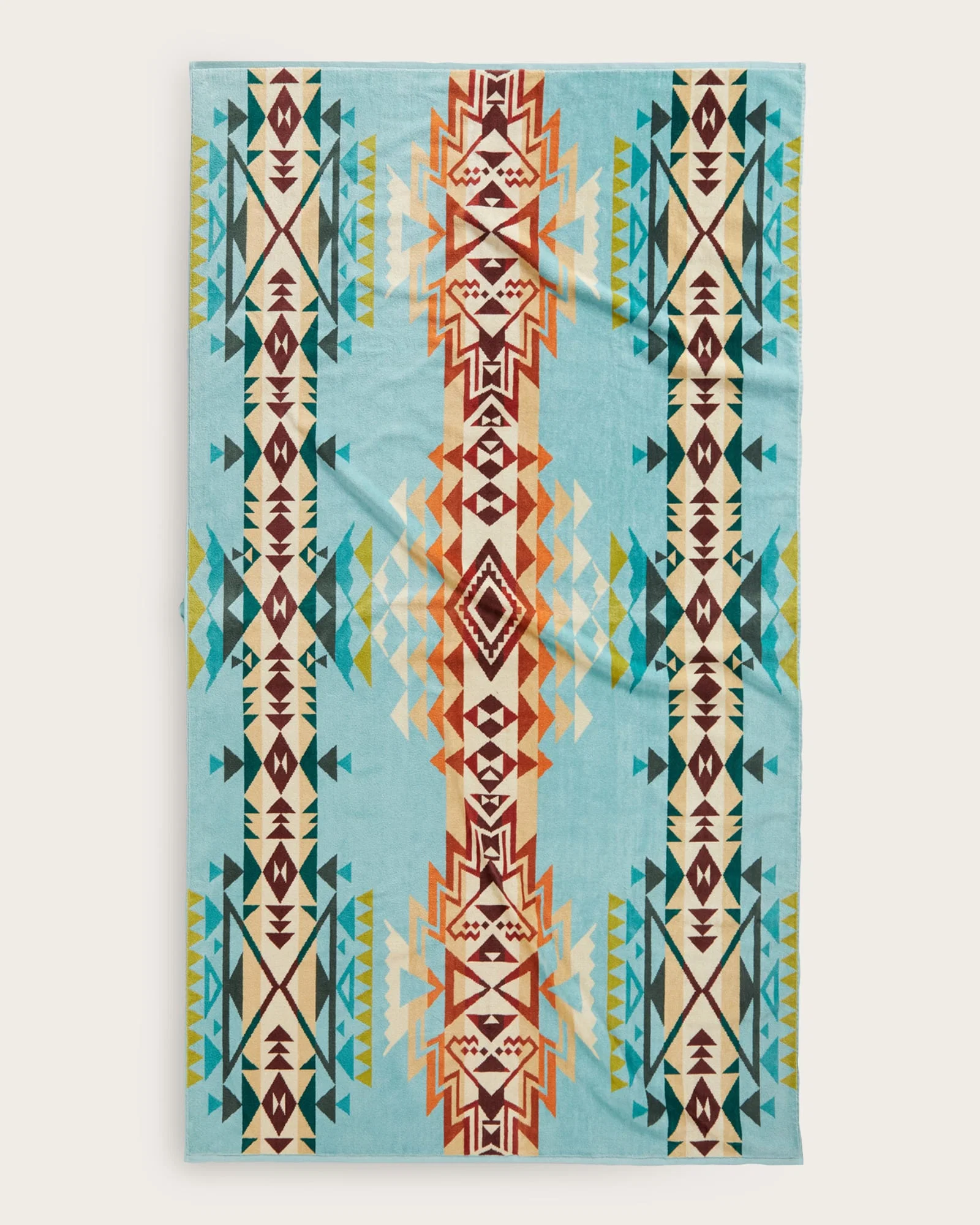 Luxury Highland Peak Spa Towel Aqua Authentic